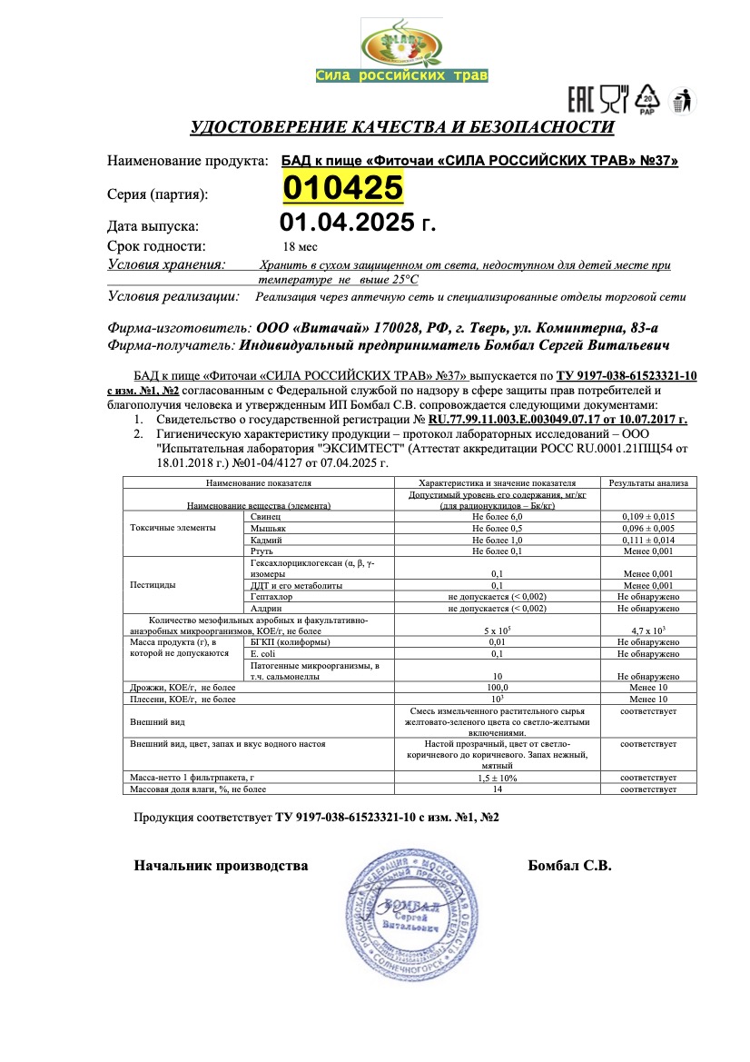 Паспорт №042025